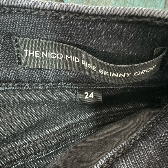 Aritzia Denim Forum The Nico Mid Rise Skinny Crop Jeans Size 24 - Picture 10 of 11